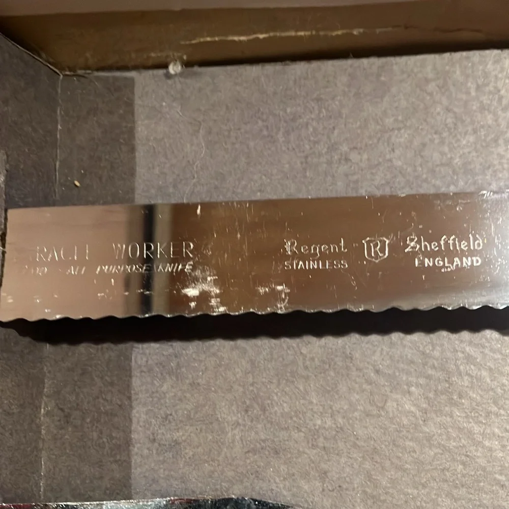 Vintage Regent Sheffield Cutlery Set In Original Box